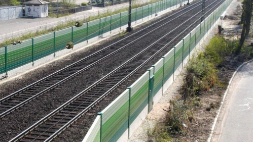 Lärmschutzwand (Foto: DB Netz AG) Lärmschutzwand (Foto: DB Netz AG)