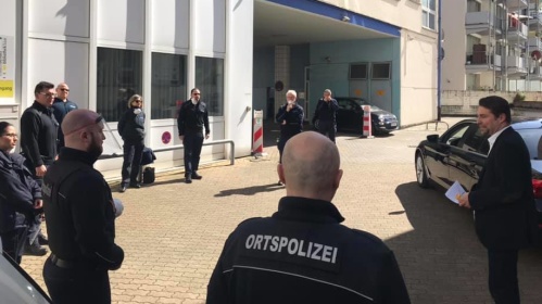 Corona: Einsatzbesprechung der Kontrollen mit dem Ordnungsamt Corona: Einsatzbesprechung der Kontrollen mit dem Ordnungsamt