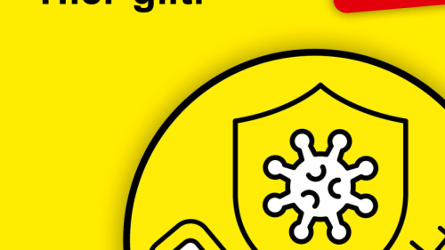 Plakatmotiv: 3G Genesen, geimpft oder getestet Plakatmotiv