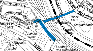 Alkohol- und Feuerwerksverbot auf der Alten Brücke und an der Schlossmauer (Quelle: LHS) Image