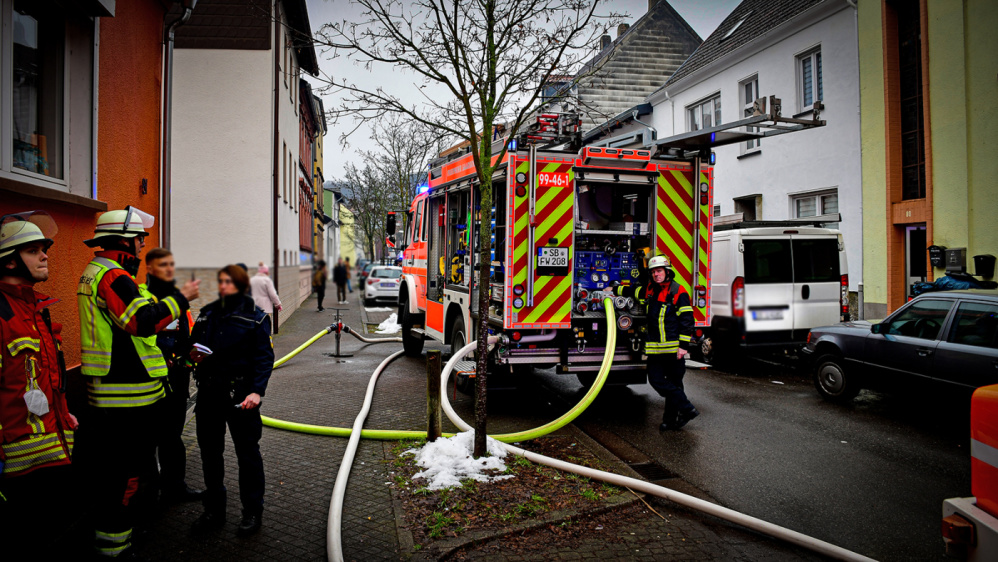 Dachstuhlbrand in Dudweiler Dachstuhlbrand in Dudweiler