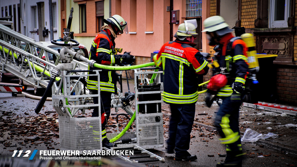 Dachstuhlbrand in Dudweiler Dachstuhlbrand in Dudweiler