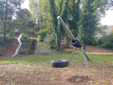 Die Außenanlage des wiedereröffneten Abenteuerspielplatzes Meiersdell Image