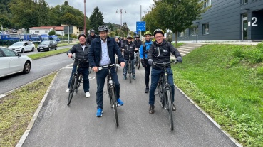 Eröffnung des Radwegs mit gemeinsamer Radtour Image