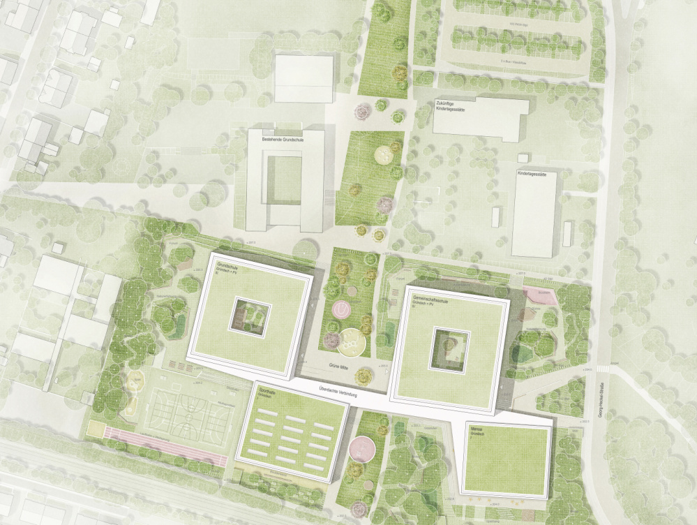 Siegerentwurf für den Bildungscampus West Siegerentwurf für den Bildungscampus West
