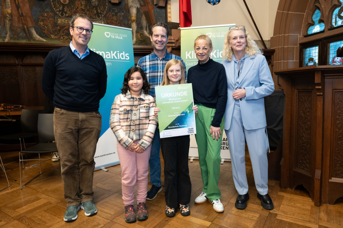 Gruppenfoto Preisträger Platz 12 - Grundschule Eschberg